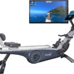 Skandika Rudergerät für Zuhause Freki, 24 Widerstandsstufen,19 Trainingsprogramme, 12kg Schwungmasse, Magnetwiderstand, Studio-Qualität, LCD-Display, Kinomap, aufstellbar, wartungsarm Bis 135kg