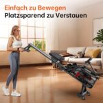YAMO Rudergerät für Zuhause, 16L Wassertank Rudergerät mit 6-Fach Verstellbarer Widerstand, extra breiter Sitz bis 158 kg belastbar, Bluetooth Wird unterstützt, mit Tablet-Halter