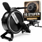 Sportstech Rudergerät für Zuhause, leise 32-Stufen Magnetwiderstand, PROwer