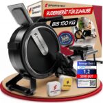Sportstech Rudergerät für Zuhause, leise 32-Stufen Magnetwiderstand, PROwer