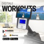 HAMMER Rudergerät Cobra XTR Plus II – Klappbare Rudermaschine mit innovativem Trainingscomputer, Rudergerät für zuhause bis 130kg, 20 Trainingsprogramme mit 4 Herzfrequenz-Programme